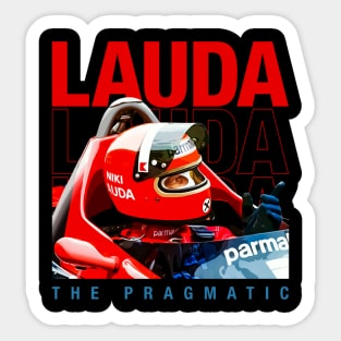 Niki Lauda Legend 70S Retro Sticker